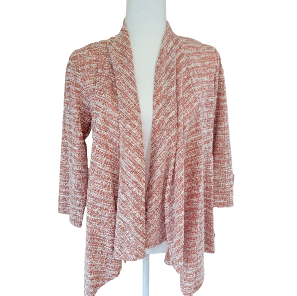Westport Waterfall Textured Cardigan Size Medium NWT